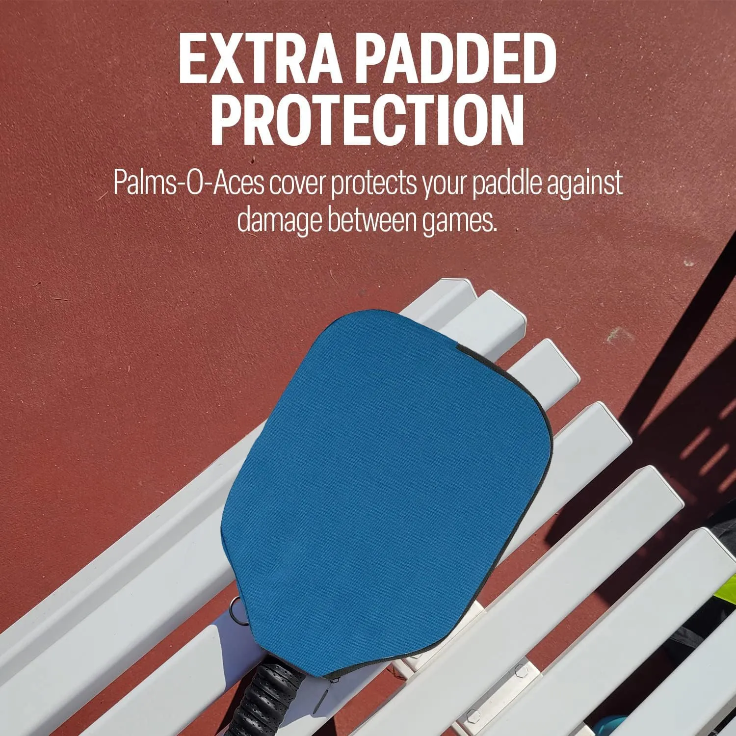 Pickleball Paddle Sleeve | Canvas Cover with Padding and Zipper | Protective Paddle Case for Rackets | Lightweight Pickleball Holder for Storage | Cover Only | Elongated & Standard Size