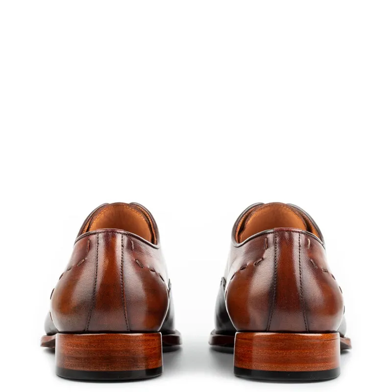 Polished Leather Handmade Oxford Shoes