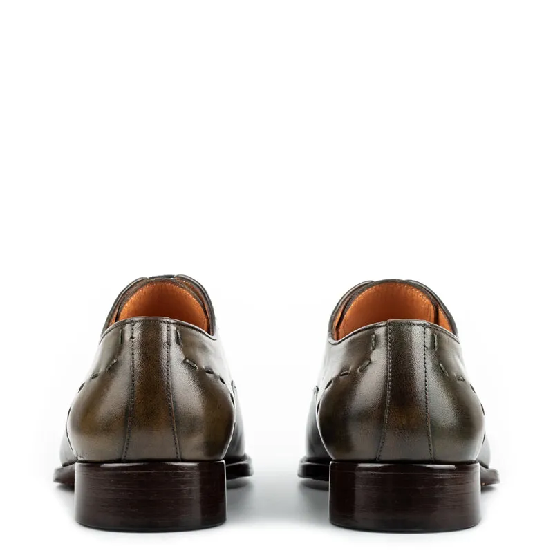 Polished Leather Handmade Oxford Shoes