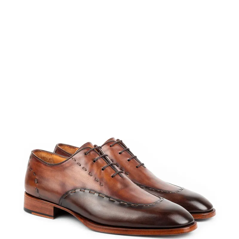 Polished Leather Handmade Oxford Shoes