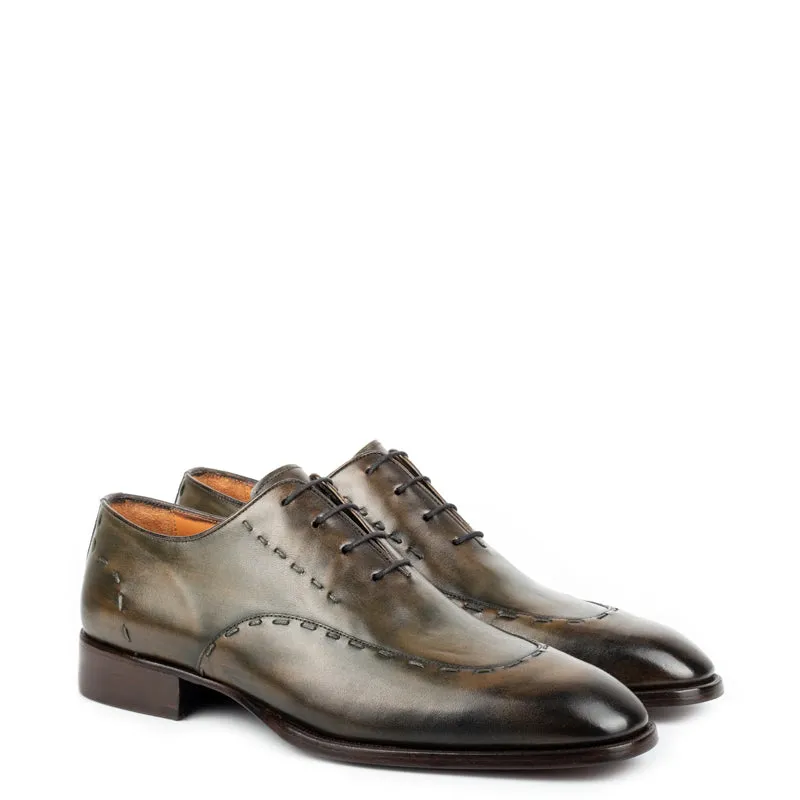 Polished Leather Handmade Oxford Shoes