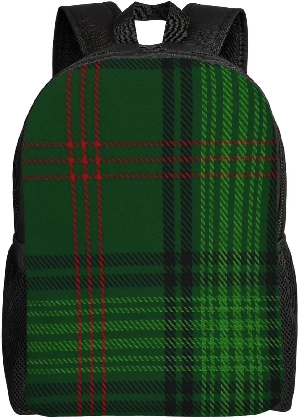 Ross Hunting #2 Clan Family Tartan Minimalist Laptop Backpack – Waterproof Business Travel Bag, Breathable Design, Modern Work & Leisure