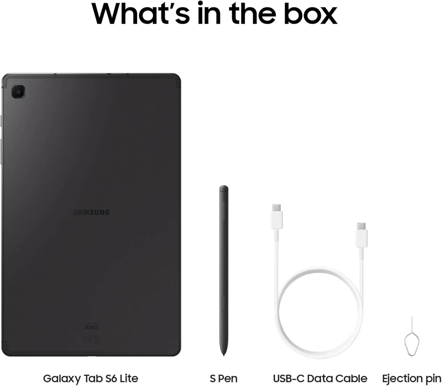 SAMSUNG Galaxy Tab S6 Lite (2024) 10.4' 128GB WiFi Android Tablet, S Pen Included, Gaming Ready, Long Battery Life, Slim Metal Design, Expandable Storage, US Version, Oxford Gray, Amazon Exclusive
