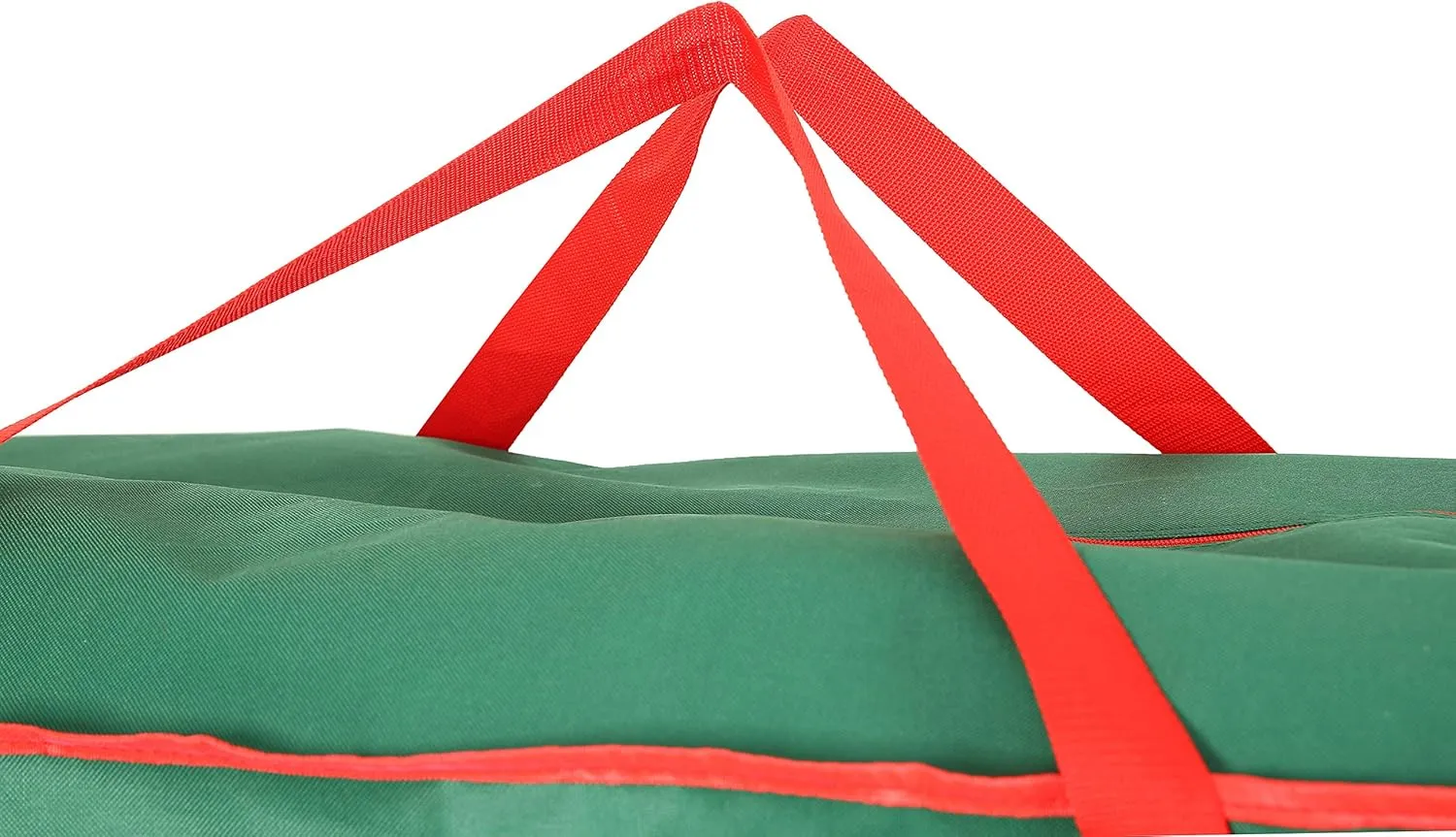 Sattiyrch Christmas Tree Storage Bag,Fits Up to 6 ft Tall Artificial Tree,Heavy Duty 600D Canvas Green Christmas Tree Storage Container with Sleek Dual Zipper and Durable Handles,45" x 15" x 20"