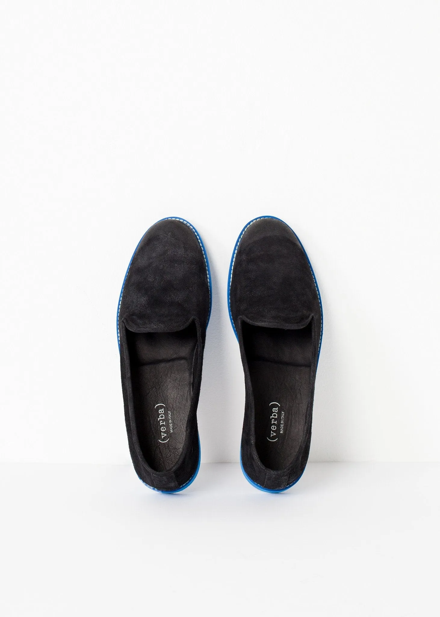 Savings-packed Loafers Suede Easy-to-use Black/Blue -