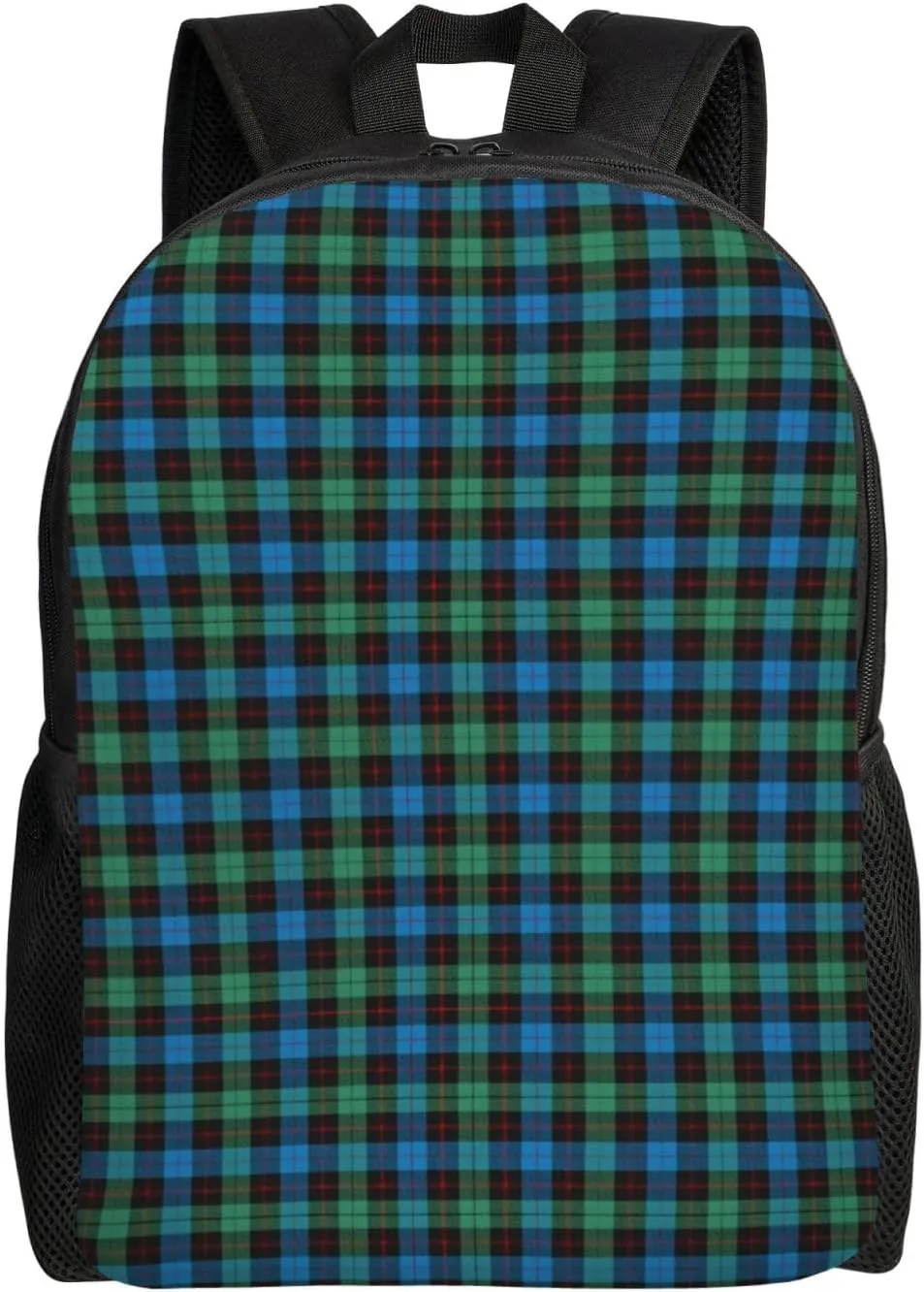 Scottish Clan Guthrie Tartan Plaid Minimalist Laptop Backpack – Waterproof Business Travel Bag, Breathable Design, Modern Work & Leisure