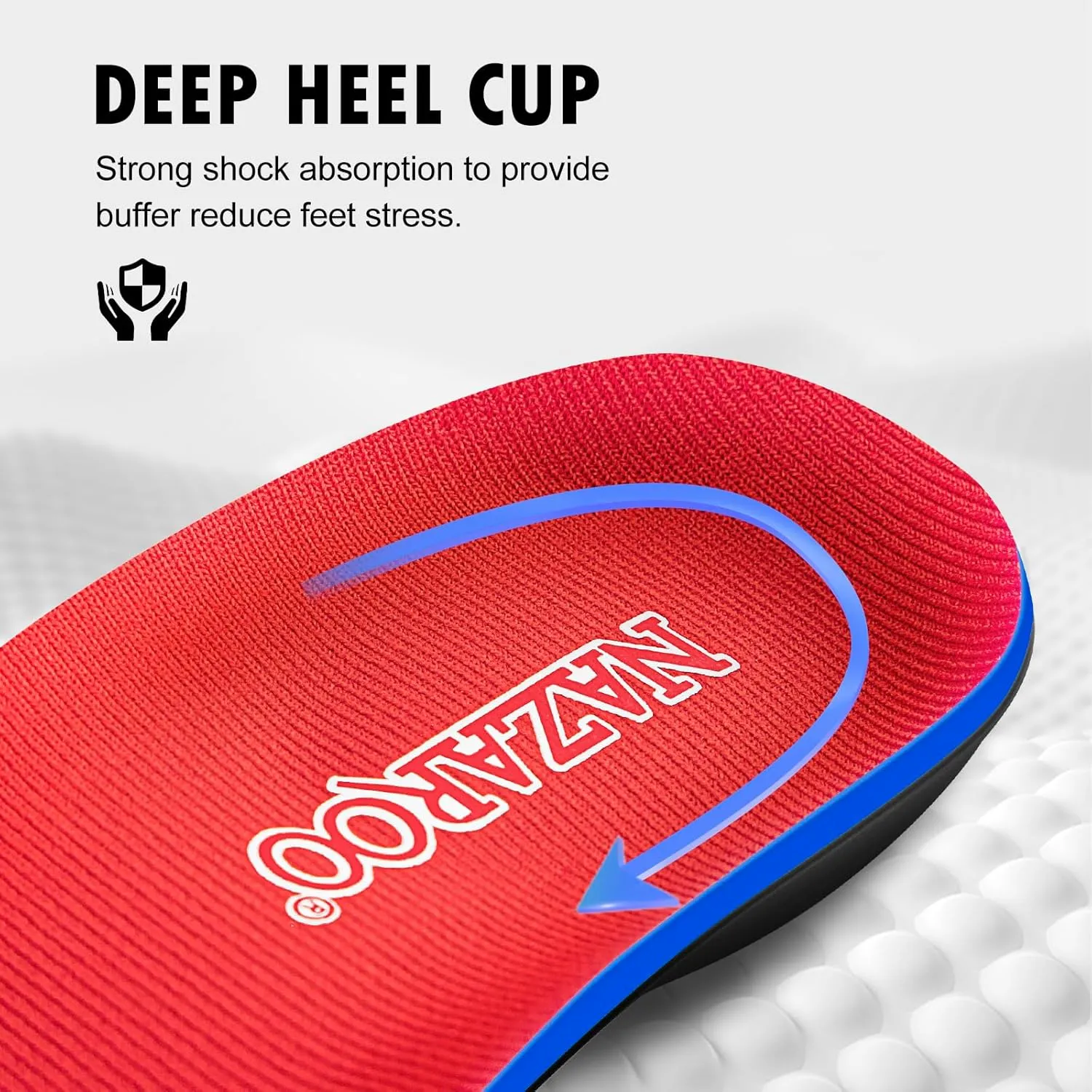 Shoe Insoles Arch Support Inserts Orthotic Insoles for Plantar Fasciitis, Flat Feet, High Arch, Pronation, Heel Spurs & Foot Pain