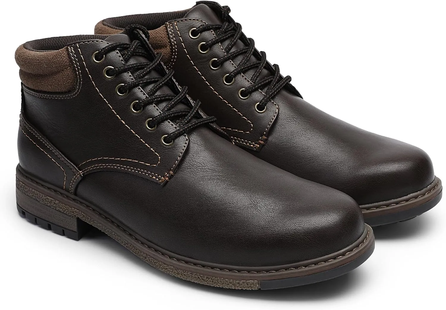 shoeslocker Men's Casual Boots Ankle Boots for Men Dress Loafer Classic Shoes for men With Waterproof Slip Resistant