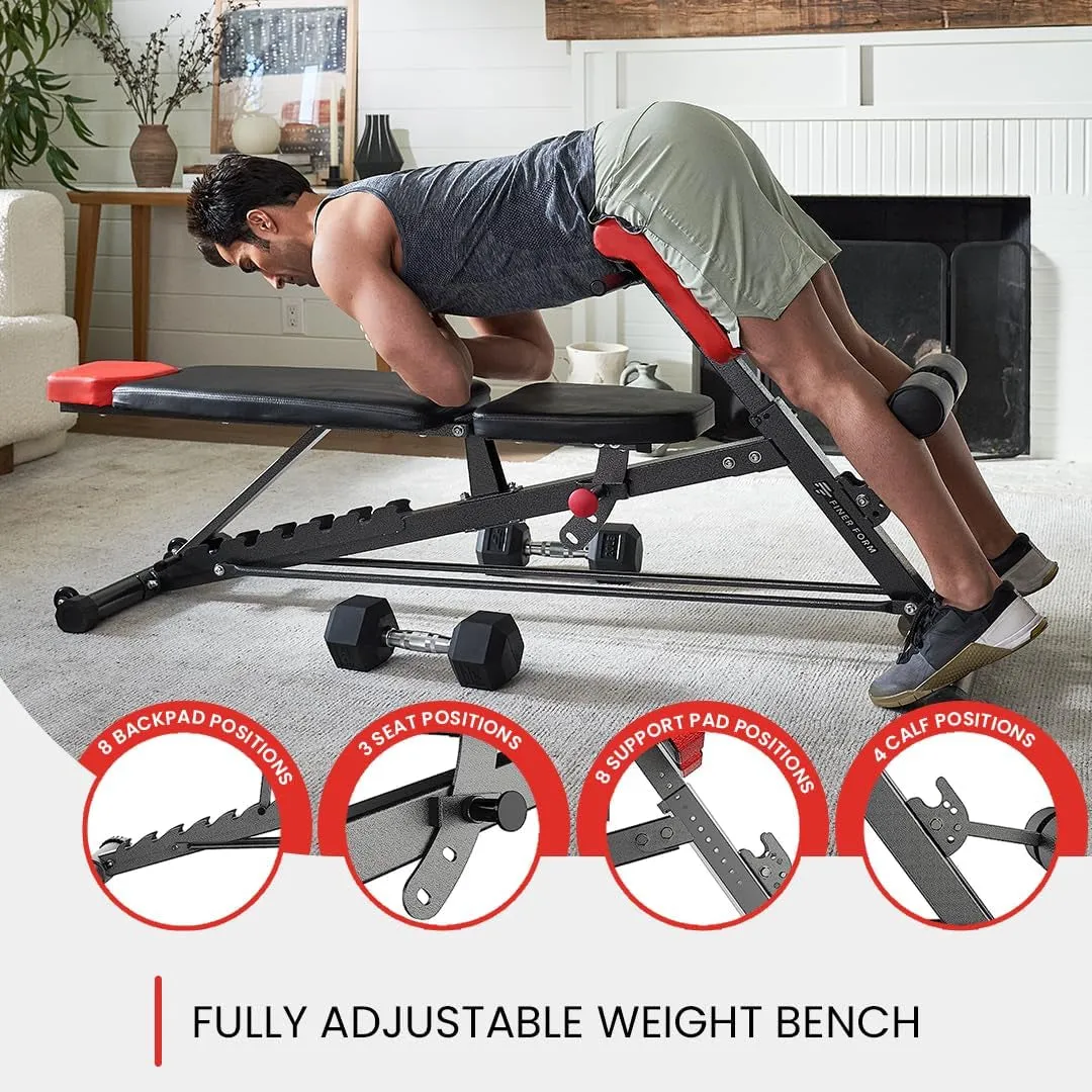 Sit Workout Incline Bench for Roman Extension, Chair, Body Bench, Decline up Bench, Back Bench Luxurious touch Weight Hot bargain – Full FID Ab All-In-One Flat Multi-Functional Adjustable Hyper