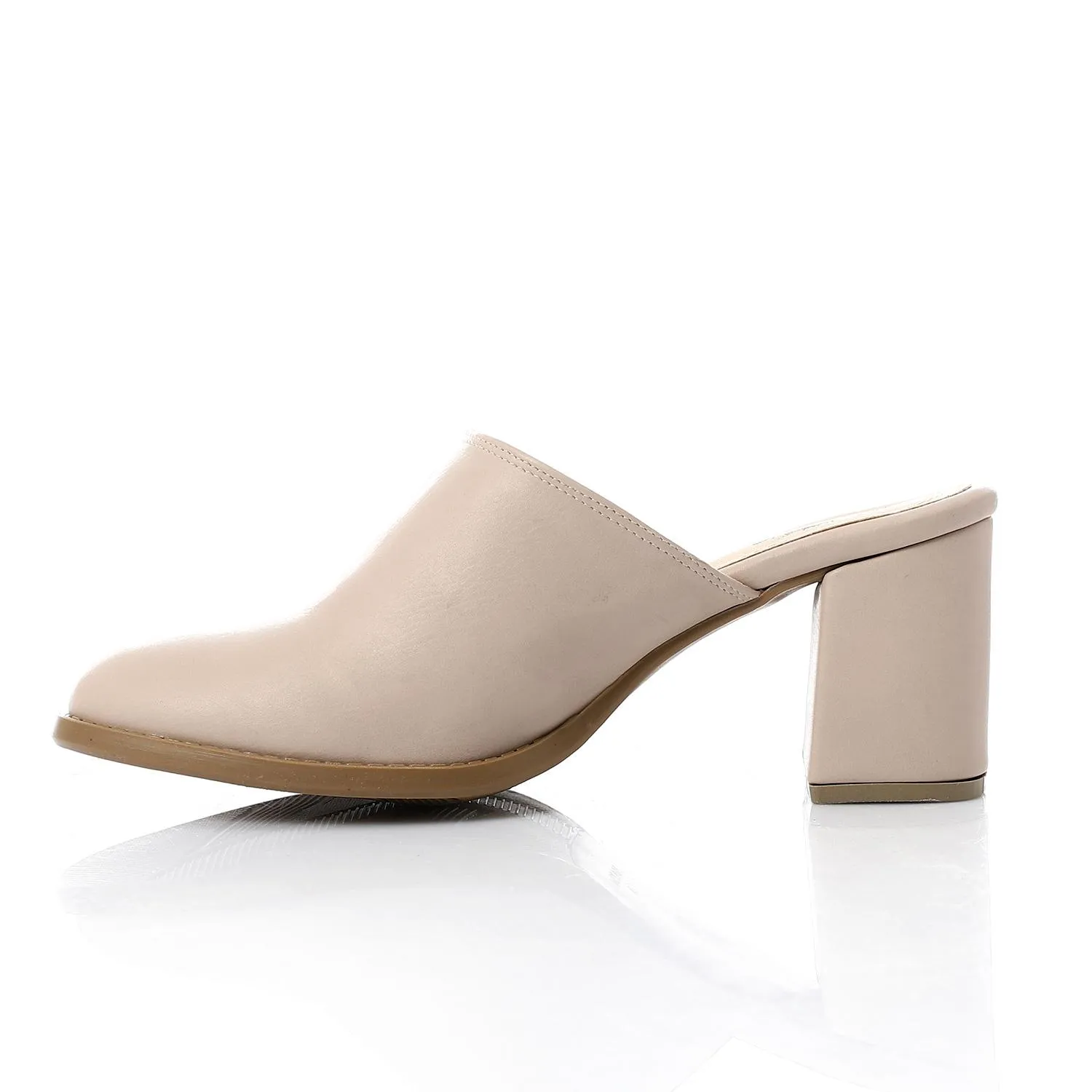 Slip-On Block Heel Sandal