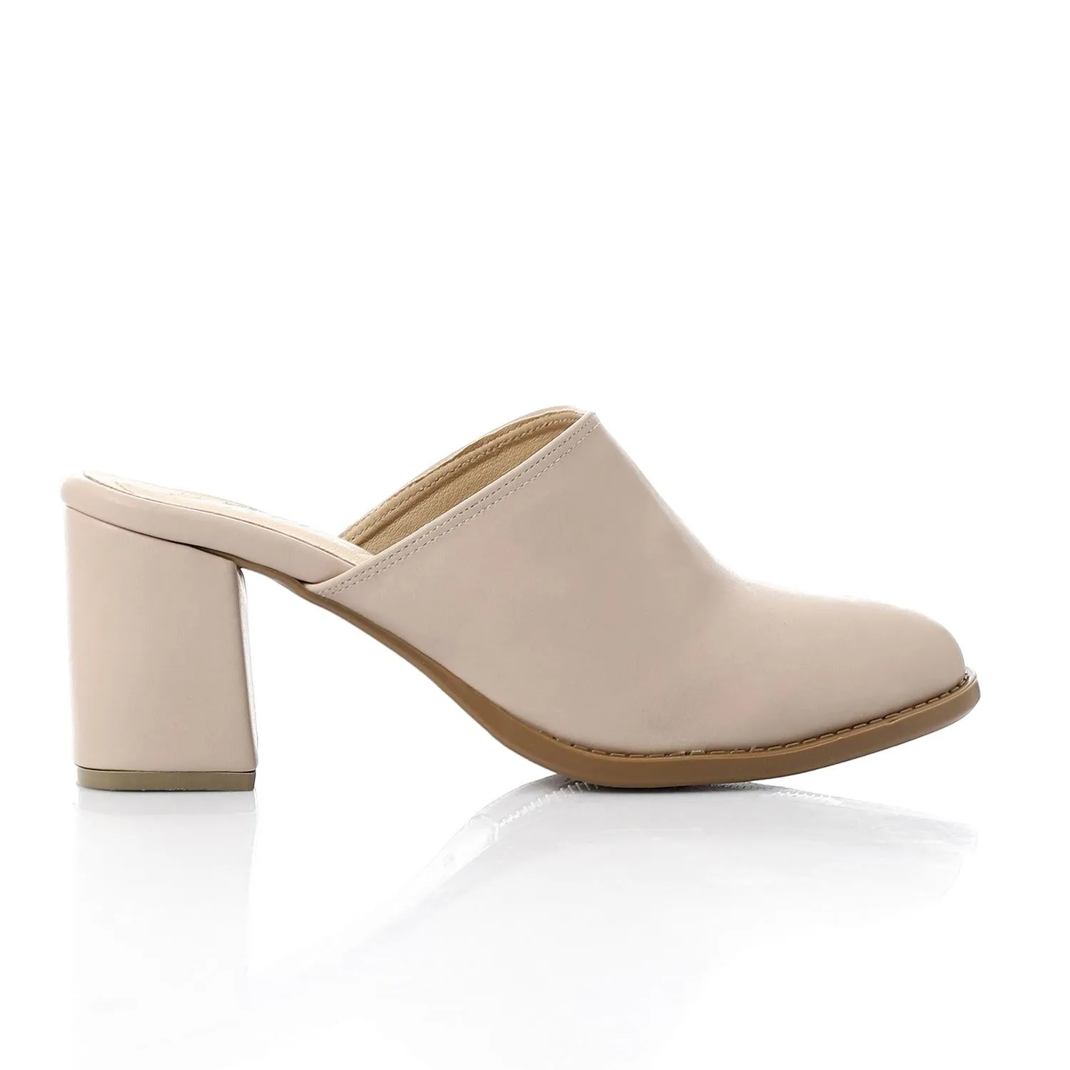 Slip-On Block Heel Sandal