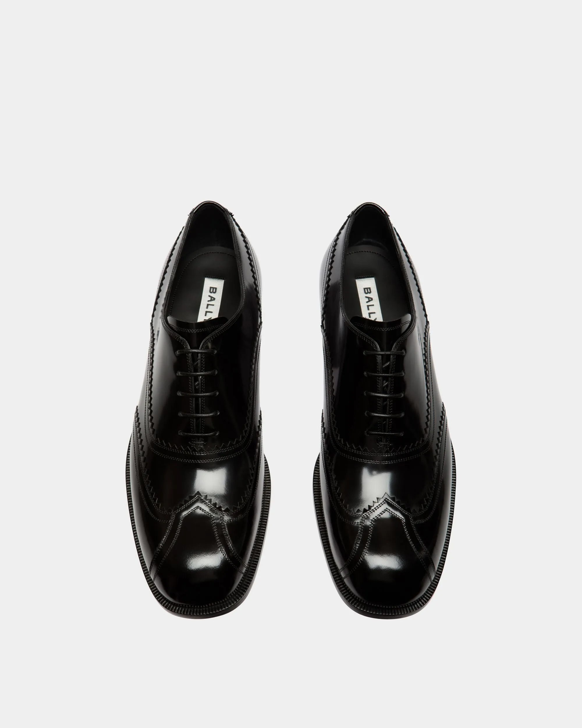 Spiegel Oxford in Black Leather