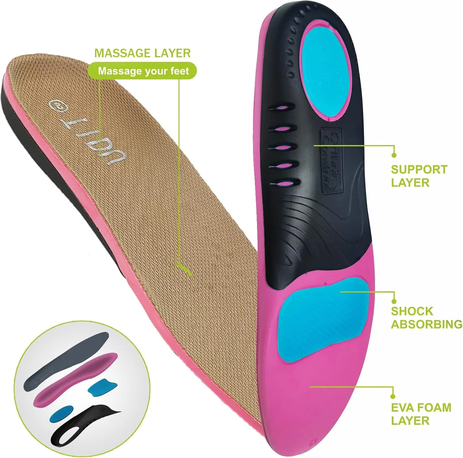 TIDU Women's Orthopedic Shoes Arch Support Slippers for Plantar Fasciitis Diabetic Casual Slip On Mules Comfortable Walking Canvas Loafer