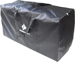 TIRGGERFISH Large Storage Duffle Bag with Zippers and Handles, Black Big Foldable Duffle Bag for Travel-100L (Black)