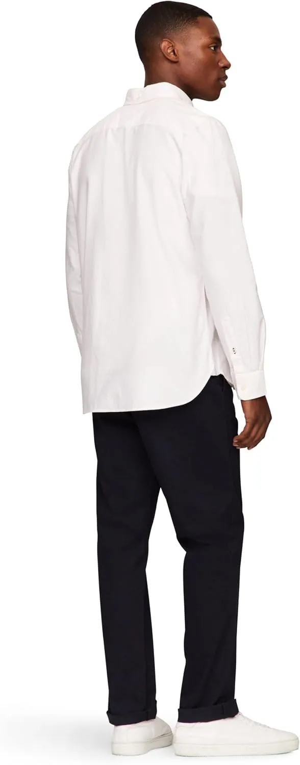 Tommy Hilfiger Men's Long Sleeve Button Down Oxford Shirt in Regular Fit