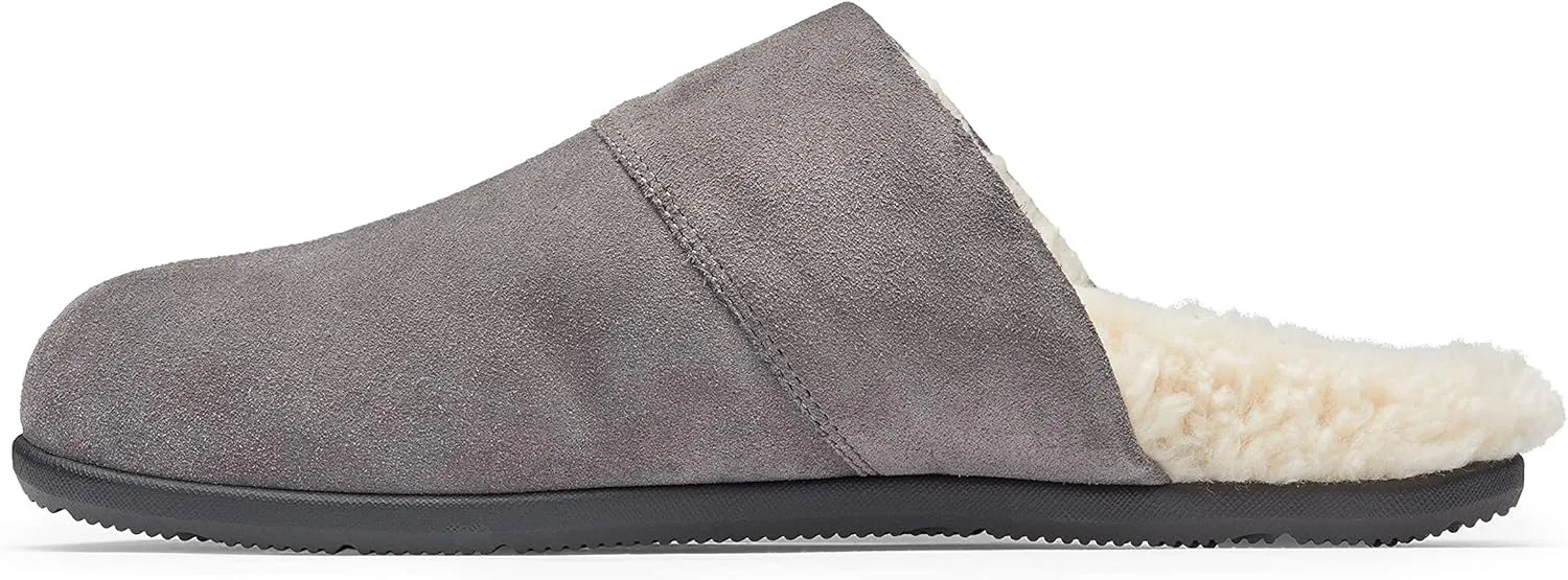 Vionic Men's Bridges Alfons Mule Sipper- Comfortable Spa House Slippers That Includes an Orthotic Insole and Cushioned Outsole for Arch Support, Soft House Shoes for Men