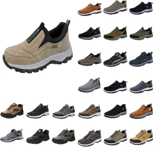 Walking Shoes For Men Slip-On Loafer Trekking Shoes Work Sneakers Waterproof Sneakers Hiking Sneakers Work Shoes