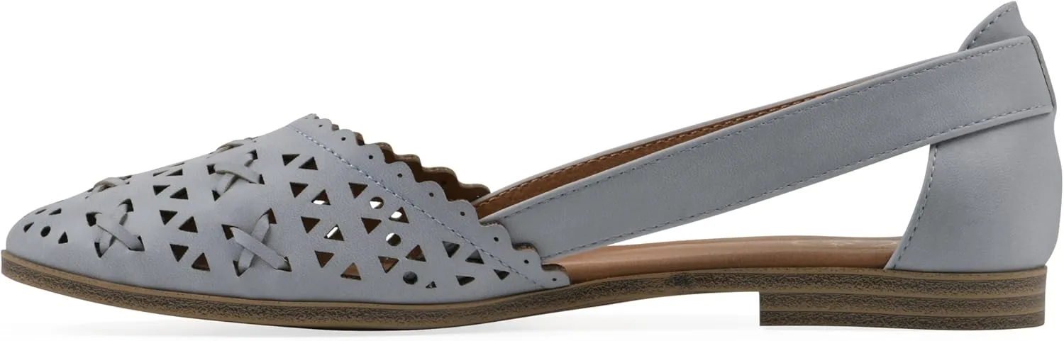 WHITE MOUNTAIN Women's Nobler Open Ballet Flat