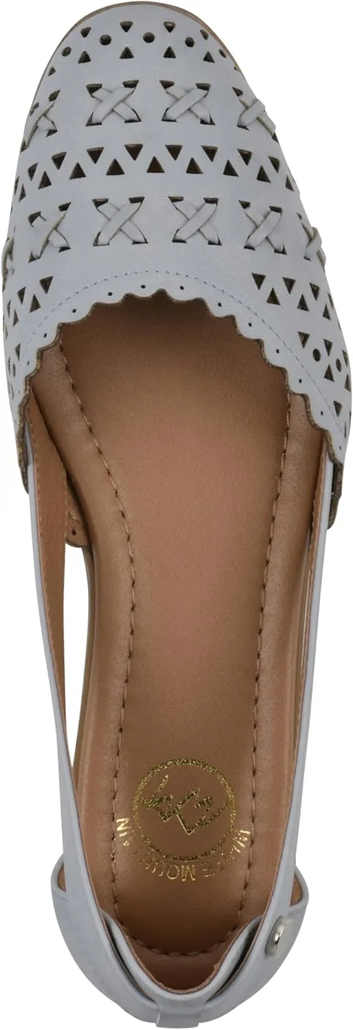 WHITE MOUNTAIN Women's Nobler Open Ballet Flat