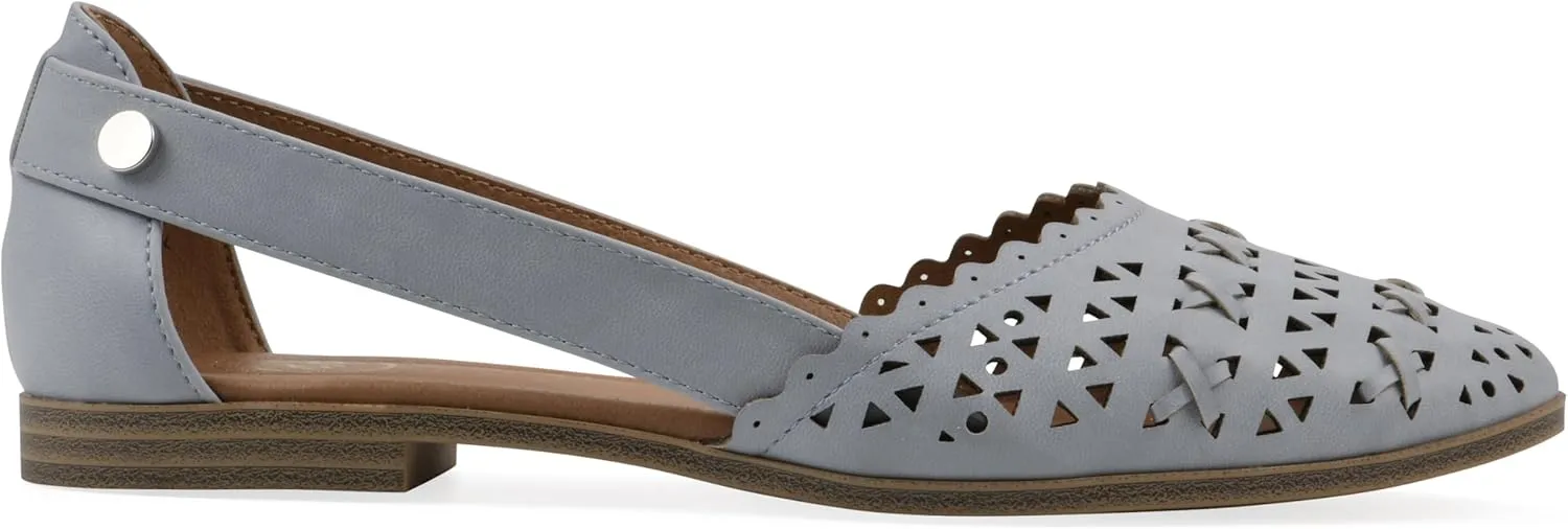 WHITE MOUNTAIN Women's Nobler Open Ballet Flat