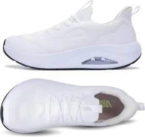 Wide Toe Box Arch Support Walking Shoes for Men | Orthotic Plantar Fasciitis Tennis Sneakers | Slip On Athletic Running Shoes