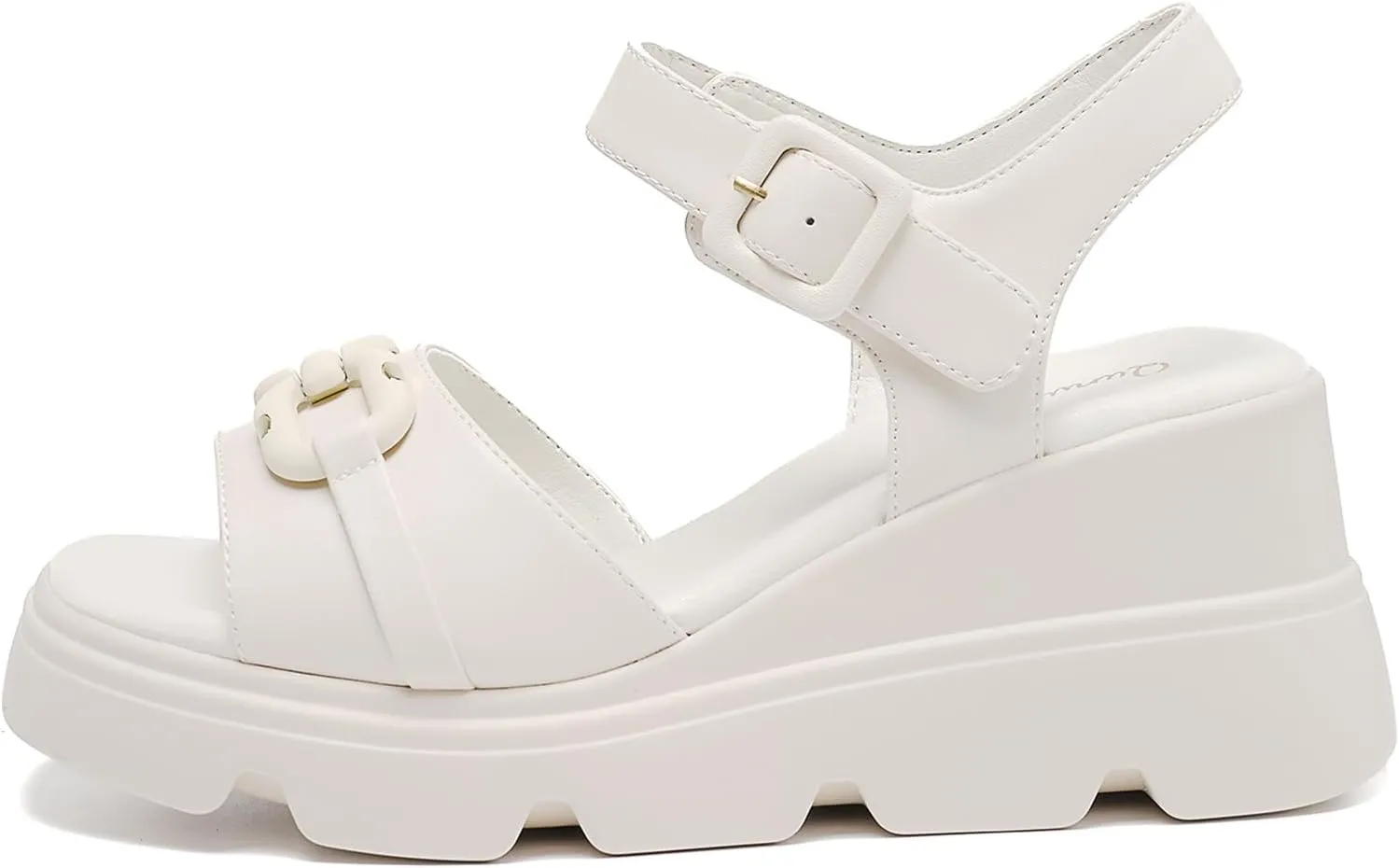 Women's Comfort Padded Flat Peep Toe Slingback Sandals with Ankle Strap Shoes