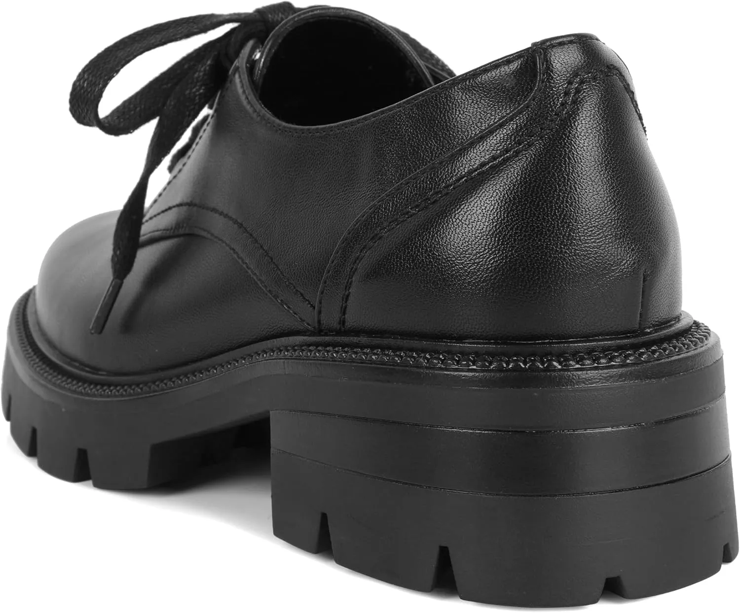 YODEKS Women's Platform Oxfords Chunky Lace Up Lug Sole Shoes